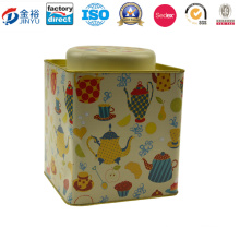 Customized Embossing Square Tin Box for Cookie Jy-Wd-2015112725